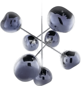 Tom Dixon Melt Chandelier large 196 cm Smoke