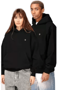 Polar Skate Co. Ed hettegenser Svart S