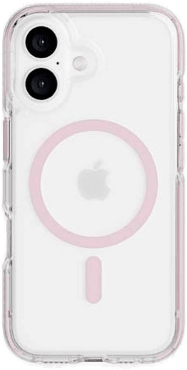 Tech21 Evo Crystal MagSafe iPhone 16 - Rosa