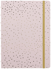 Adlibris Notatbok A5 Confetti Rose Quartz