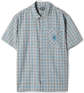 Santa Cruz Mini Hand Checked skjorte Blå EU 40 2/3