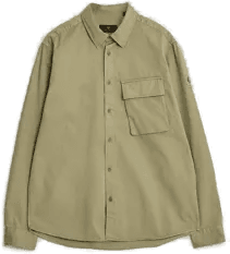 Belstaff Scale Pocket Shirt Fatigue Green