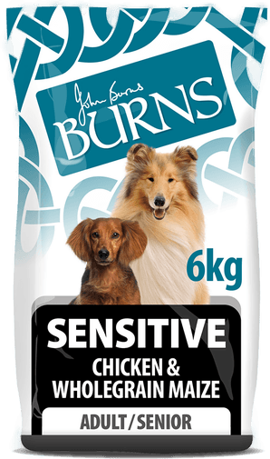 Burns Adult & Senior Sensitive Kylling 6 kg