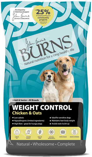 Burns Weight Control+ Kylling & Havre 12 kg