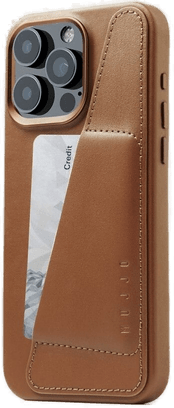 Mujjo Lærdeksel iPhone 15 Pro Max - Brun