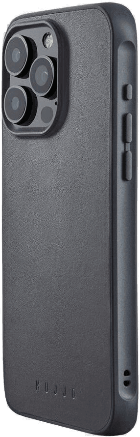 Mujjo Shield-deksel iPhone 15 Pro Max - Steel