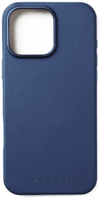 Mujjo Leather Case iPhone 16 Pro Max - Blå