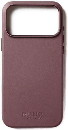 Mujjo iPhone 17 Pro Lommebokdeksel - Bronse Rød