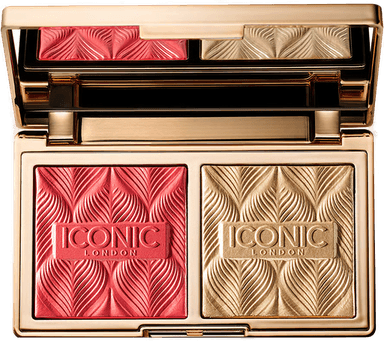 Iconic London Silk Glow Duo Coral Glow