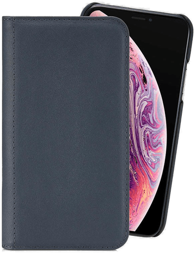 Pipetto Magnetic Folio iPhone X/XS - Navy
