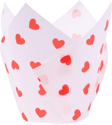 Pme Tulipan Muffinsformer Hjerter pk/24