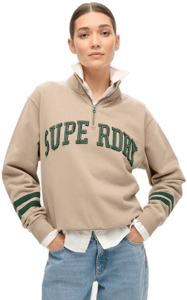 Superdry Athletic Applique Half Zip