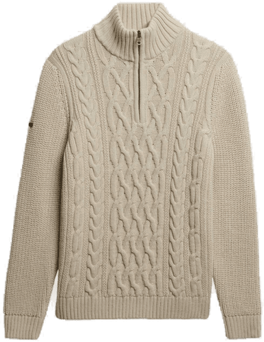 Superdry Jacob Cable Knit Half Zip