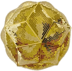 Tom Dixon Puff Pendant Ø 45 cm Messing