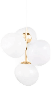 Tom Dixon Melt Chandelier mini 63,4 cm Opal-gold