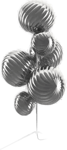 Tom Dixon Whirl chandelier Silver