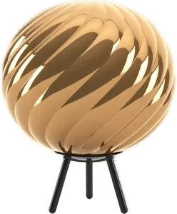 Tom Dixon Whirl gulvlampe Gold-black
