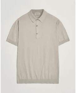 John Smedley Adrian Slim Fit Polo Parchment