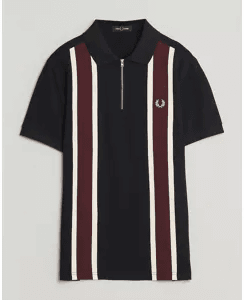 Fred Perry Tramline Half Zip Polo