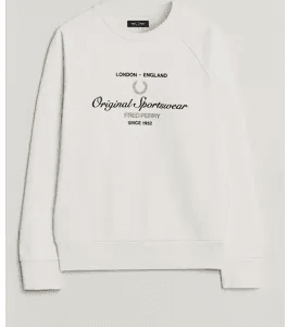 Fred Perry Sweatshirt Snow White