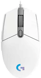 Logitech G203 Lightsync Gaming Mus Hvit