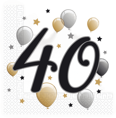 Globos Europe Servietter 40 Ballonger 20-pakning