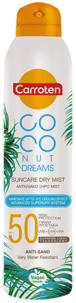 Carroten Dry Mist Spray SPF 50 200 ml