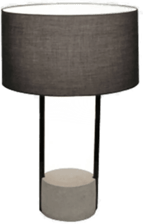 Viokef Bordlampe Allegro, grå