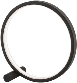 Viokef Circle LED-bordlampe, svart