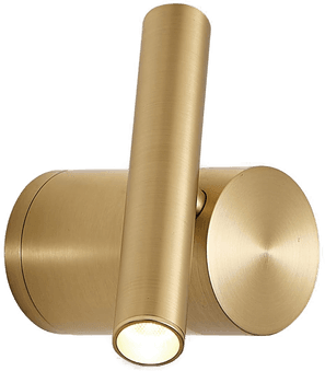 Viokef Planet LED-vegglampe, gull