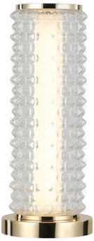 Viokef Irma LED-bordlampe, gullfarget/klar