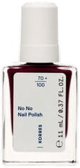 Korres No No Nail Polish Burgundy Red