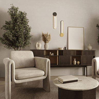 Zambelis LED-vegglampe 23102, svart