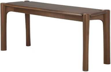 Ethnicraft PI Benk 126 x 35 cm Brunlakkert teak