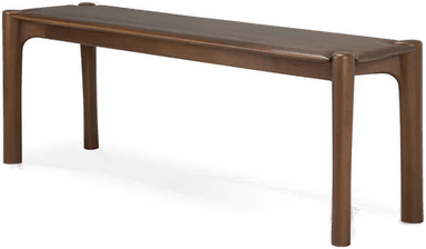 Ethnicraft PI Benk 35x146 cm Brunlakkert teak