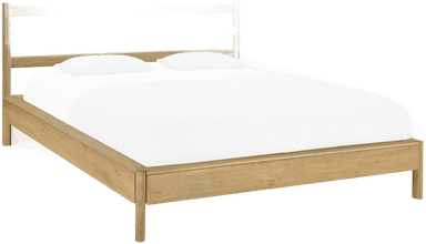 Ethnicraft PI Hodegavl og Seng - Eik - 180x200