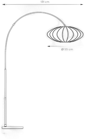 Lucide Corina buelampe, svart, E27