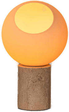 Lucide Bordlampe Davin 26 cm krem/hvit