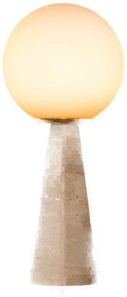 Lucide Evin Bordlampe, kremfarget