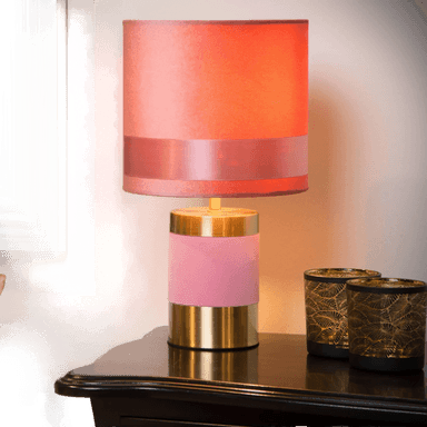 Lucide Bordlampe Extravaganza Frizzle rosa/gull