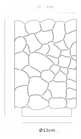 Lucide Almelo bordlampe, svart/gull