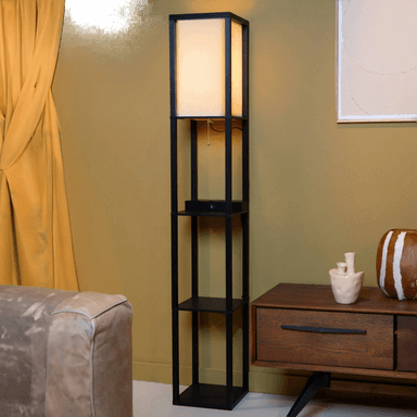 Lucide Menno gulvlampe, svart, 162,7 cm