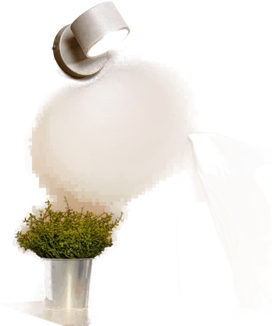 Lucide LED-vegglampe Gian, taupe