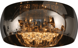 Lucide Pearl Taklampe 40cm Røykfarget Glass