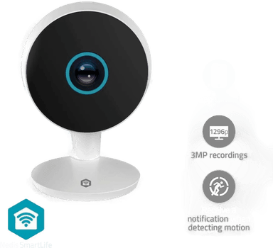Nedis SmartLife Innendørs kamera 3MP HD