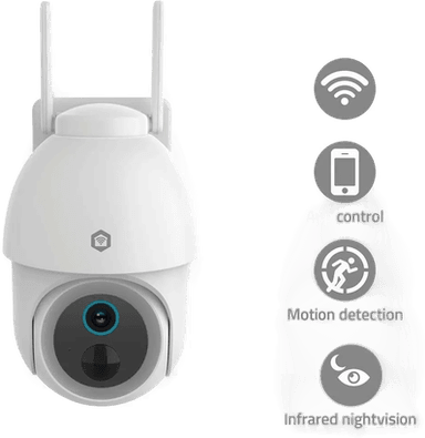 Nedis SmartLife Utendørskamera 3MP IP65