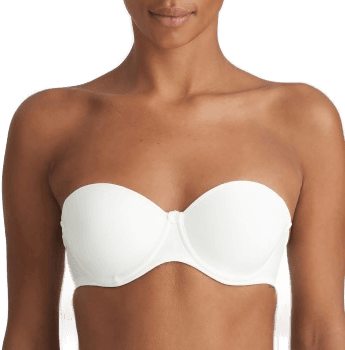Marie Jo Tom Padded Strapless BH Benhvit