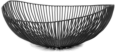 Serax Meo oval skål Svart