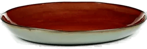 Serax Terres de Rêves serveringsfat 35,5 cm Rust-smokey blue