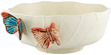 Bordallo Pinheiro Cloudy Butterfly skål